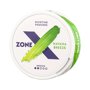 ZONE X Havana Breeze Slim All White Snus