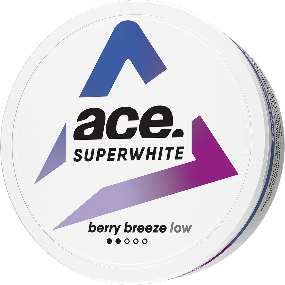 ACE Berry Breeze Slim Low All White Snus