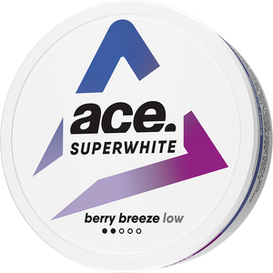 ACE Berry Breeze Slim Low All White Snus