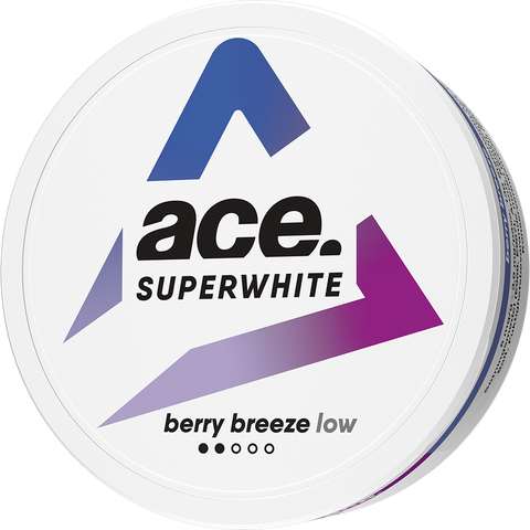 ACE Berry Breeze Slim Low All White Snus