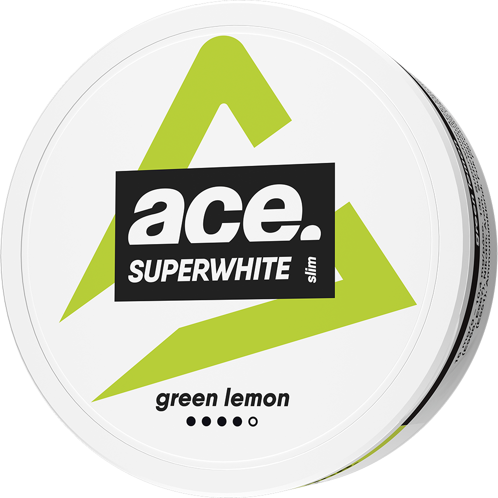 ACE Green Lemon Slim All White Snus