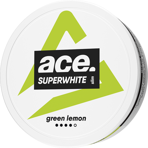 ACE Green Lemon Slim All White Snus