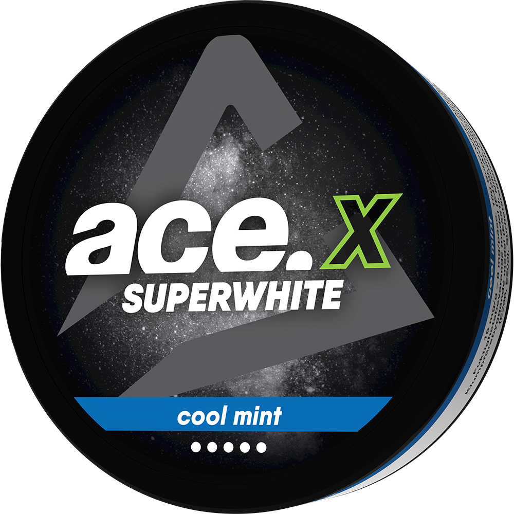 ACE X Cool Mint Slim All White Snus