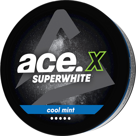 ACE X Cool Mint Slim All White Snus