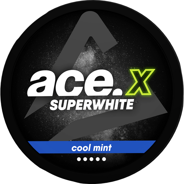 ACE X Cool Mint Slim All White Snus