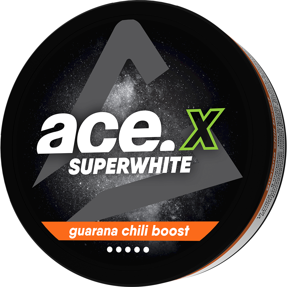 ACE X Guarana Chili Boost Slim All White Snus