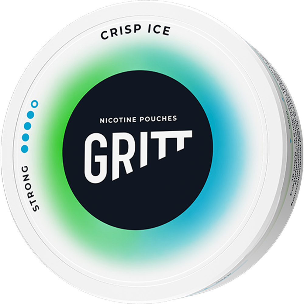 GRITT Crisp Ice Super Slim Strong All White Snus