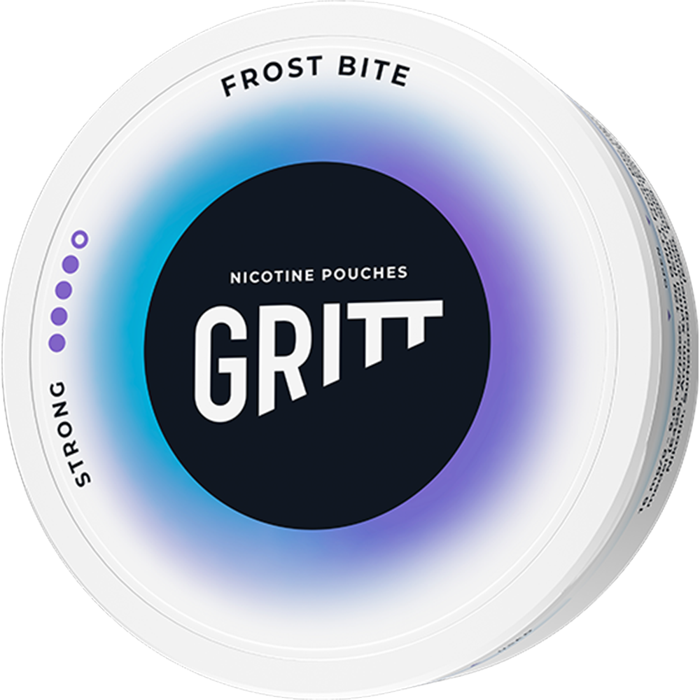 GRITT Frost Bite Super Slim Strong All White Snus