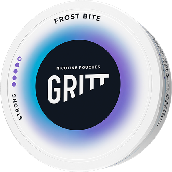 GRITT Frost Bite Super Slim Strong All White Snus