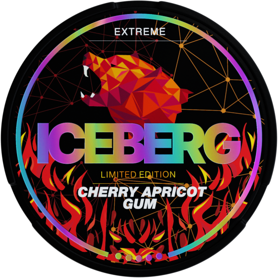 ICEBERG Cherry Apricot Gum Extreme 50mg