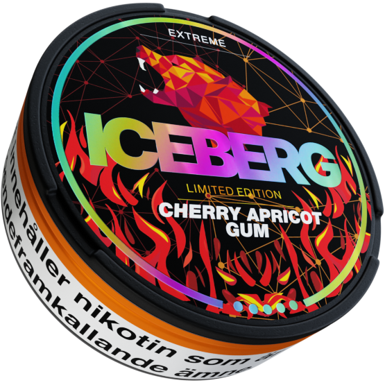 ICEBERG Cherry Apricot Gum Extreme 50mg