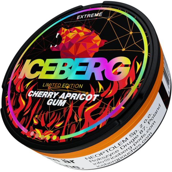 ICEBERG Cherry Apricot Gum Extreme 50mg