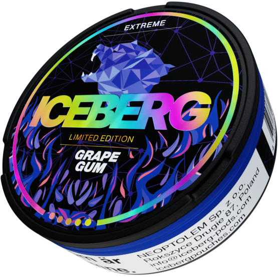 ICEBERG Grape Gum Extreme 50mg