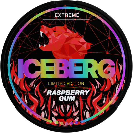 ICEBERG Raspberry Gum Extreme 50mg