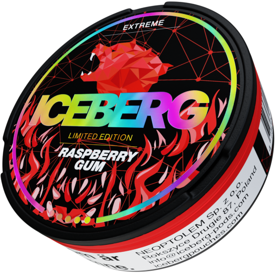 ICEBERG Raspberry Gum Extreme 50mg