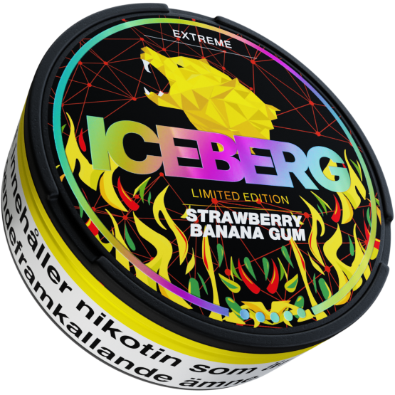 ICEBERG Strawberry Banana Gum Extreme 50mg