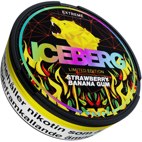 ICEBERG Strawberry Banana Gum Extreme 50mg