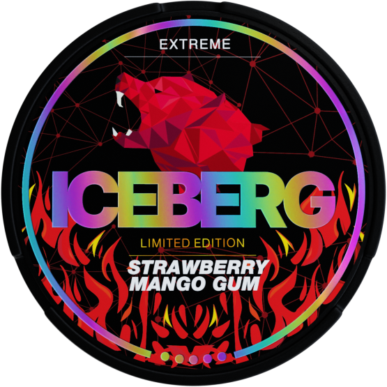 ICEBERG Strawberry Mango Gum Extreme 50mg