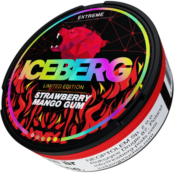 ICEBERG Strawberry Mango Gum Extreme 50mg