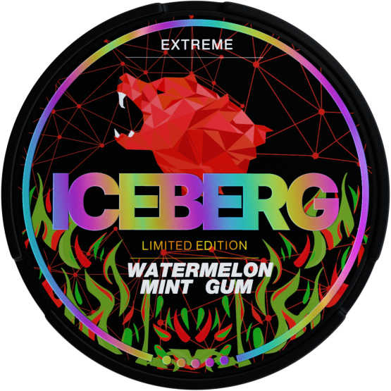 ICEBERG Watermelon Mint Gum Extreme 50mg