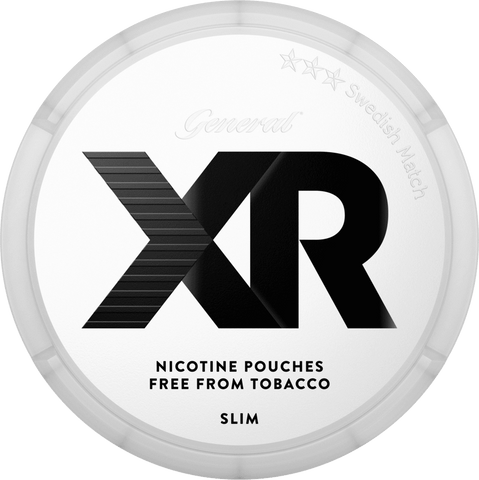 General XR Free From Tobacco Slim All White Snus