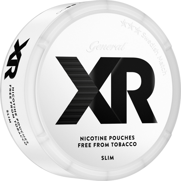 General XR Free From Tobacco Slim All White Snus