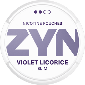 ZYN Violet Licorice Slim All White Snus