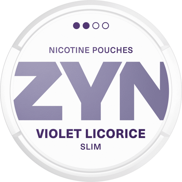 ZYN Violet Licorice Slim All White Snus