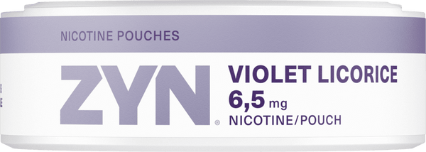 ZYN Violet Licorice Slim All White Snus