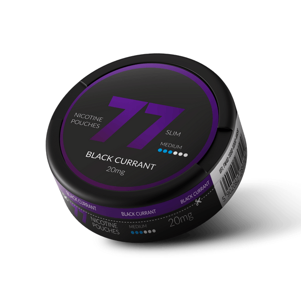 77 Black Currant Slim Medium All White Snus