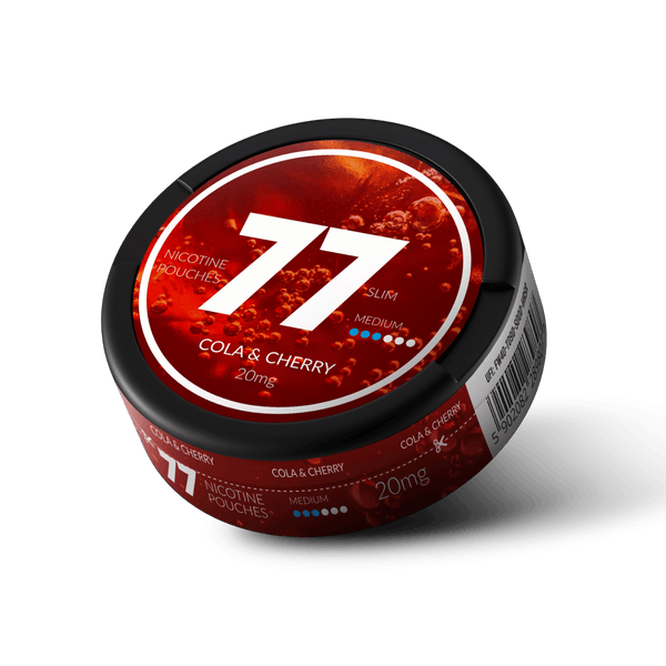 77 Cola & Cherry Slim Medium All White Snus