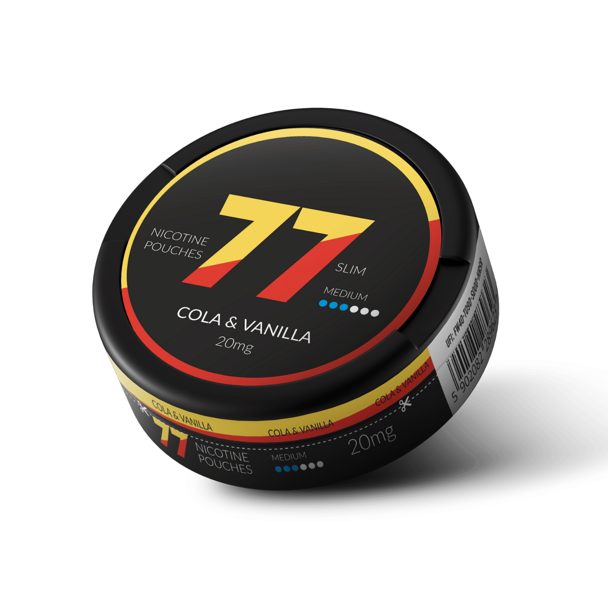 77 Cola & Vanilla Slim Medium All White Snus