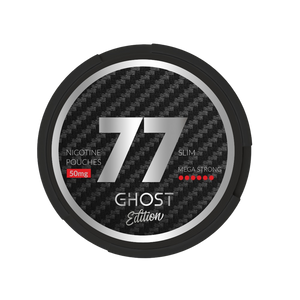 77 Ghost Slim Mega Strong 50mg All White Snus