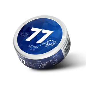 77 Ice Mint Slim Light All White Snus