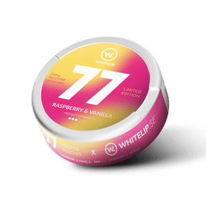 77 Raspberry Vanilla Limited Edition All White Snus