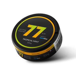 77 Tropical Mint Slim Medium All White Snus