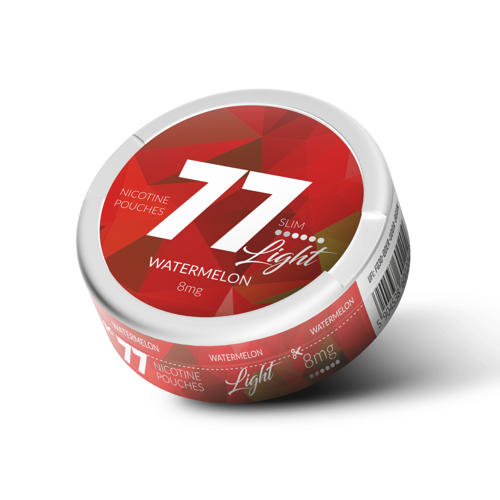 77 Watermelon Slim Light All White Snus