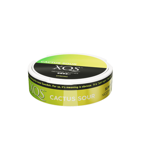 XQS Cactus Sour Slim Strong All White Snus