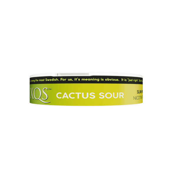 XQS Cactus Sour Slim Strong All White Snus