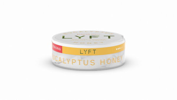 LYFT Eucalyptus Honey Slim Strong All White Snus