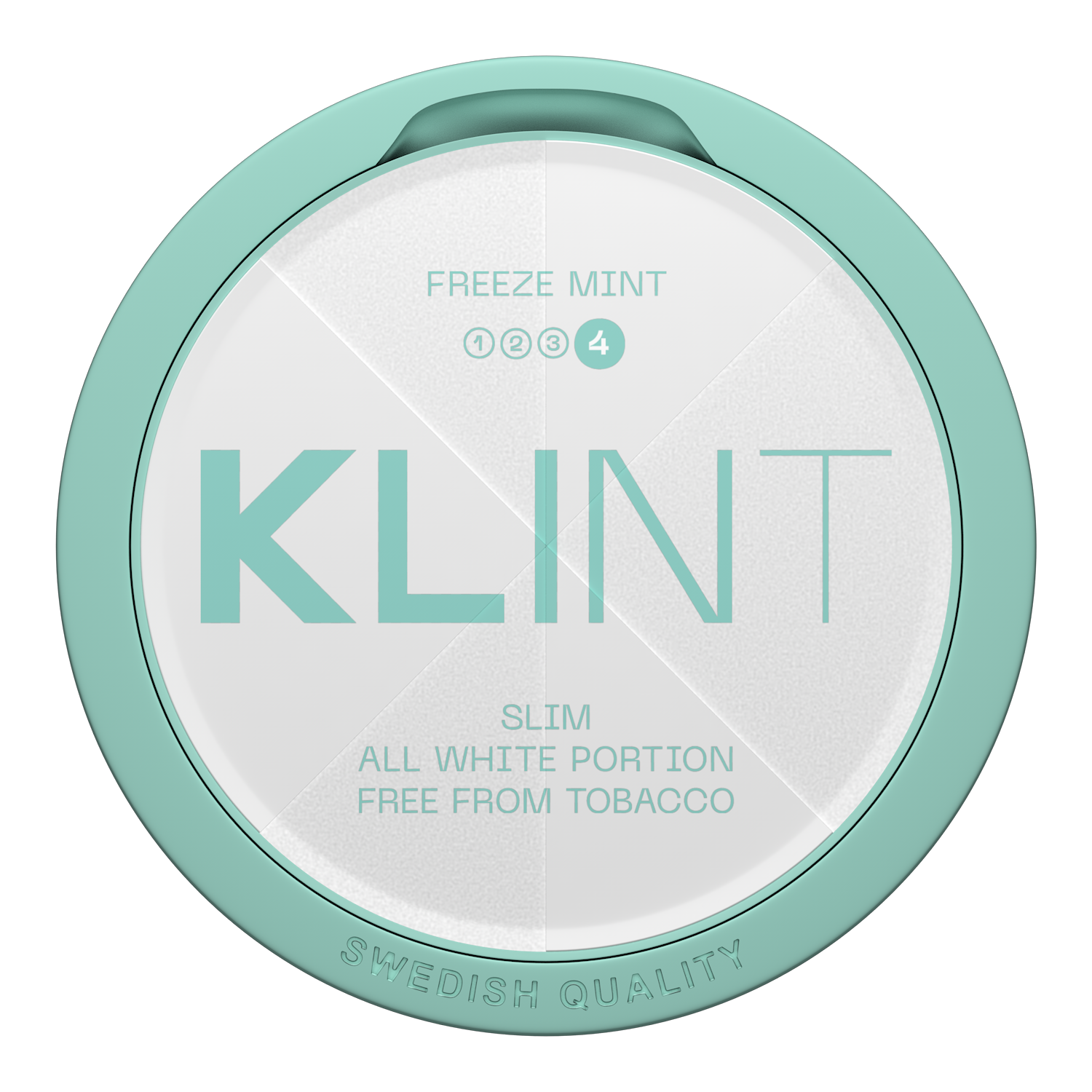 KLINT Freeze Mint #4 Slim All White Snus