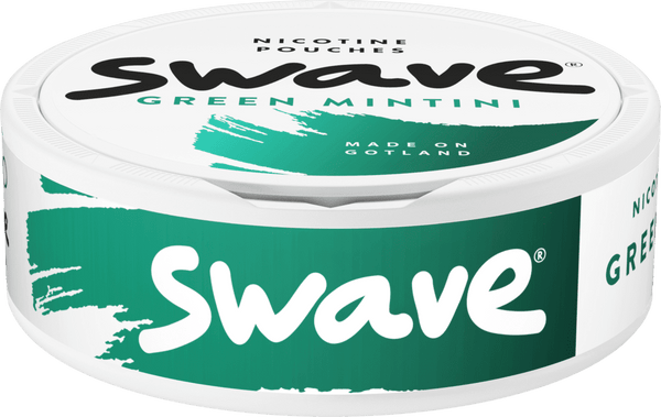 SWAVE Green Minitini Slim All White Snus