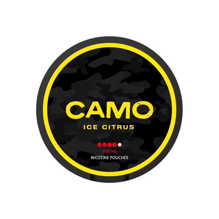 CAMO Ice Citrus Slim Strong All White Snus