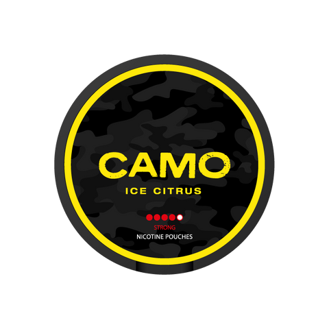 CAMO Ice Citrus Slim Strong All White Snus