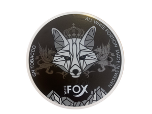 White Fox Black Edition Slim Extra Strong All White Snus