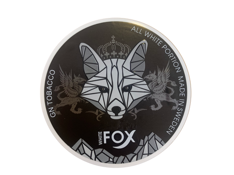 White Fox Black Edition Slim Extra Strong All White Snus