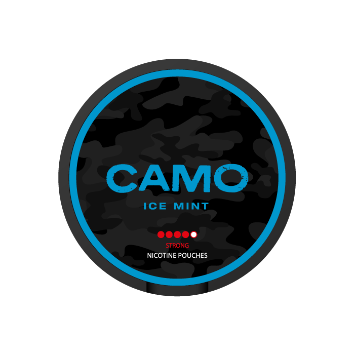 CAMO Icy Mint Slim Strong All White Snus