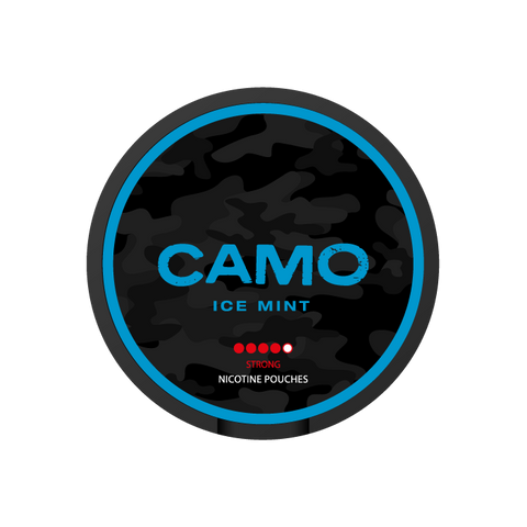 CAMO Icy Mint Slim Strong All White Snus