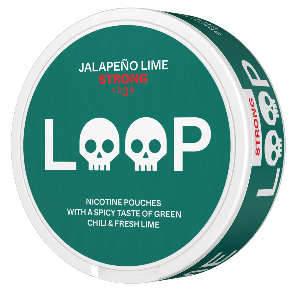 LOOP Jalapeno Lime Slim Strong All White Snus