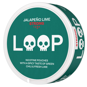 LOOP Jalapeno Lime Slim Strong All White Snus